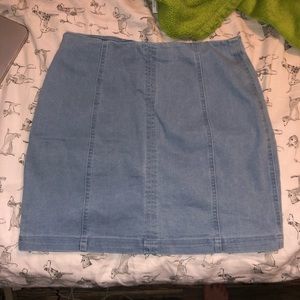altered state jean skirt
